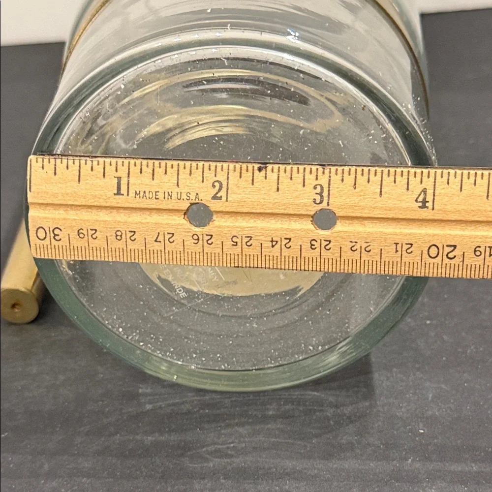 Hammered Serveware Collection Handmade Glass India Pitcher 8”- NEW with tags - Picture 10 of 10